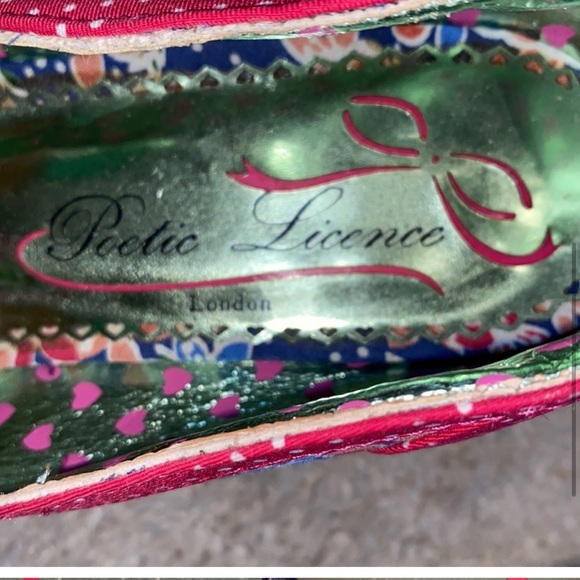 POETIC LICENCE Shake It Vintage Polkadot Heels - Picture 4 of 5